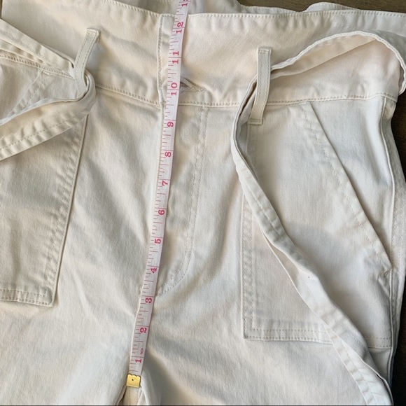 Alice + Olivia Clarissa Paperbag Waist Jeans High Waisted Tie Belt Straight Leg - Picture 2 of 10